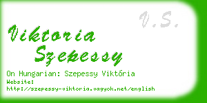 viktoria szepessy business card