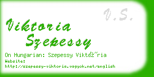 viktoria szepessy business card